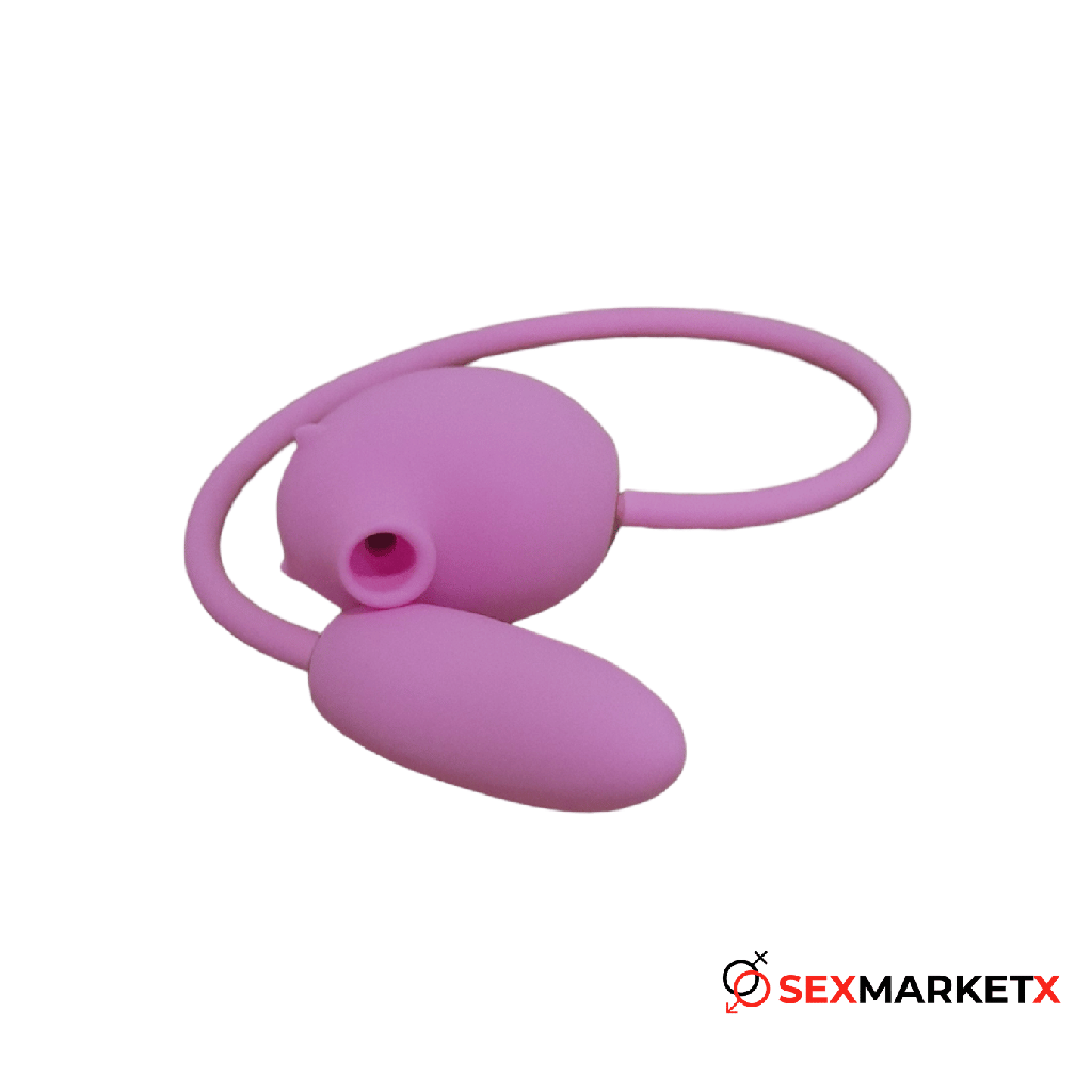 Huevo  vibrador dual suckfun