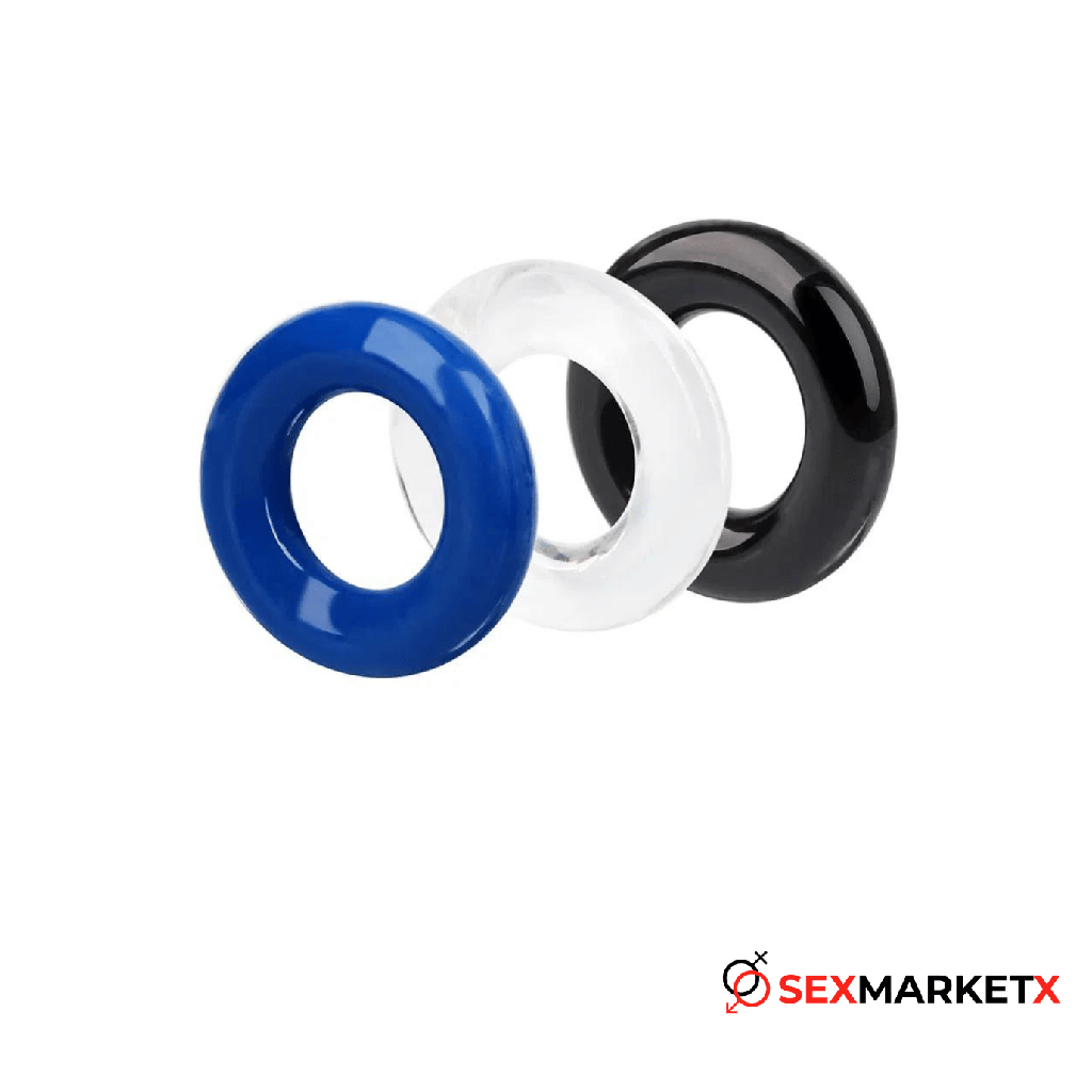 Set de anillos para el pene Anyx Tricolor