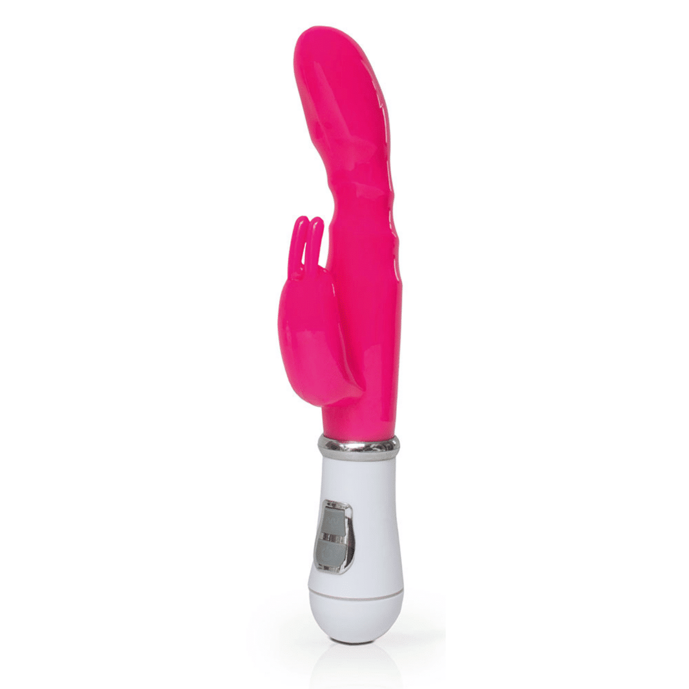 Vibrador con Estimulador de Conejo Económico Fucsia, recargable