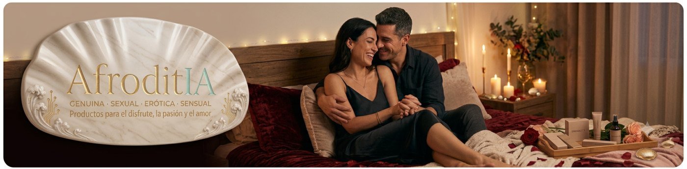 Afroditia — genuina, sexual, erótica y sensual. Productos para el disfrute, la pasión y el amor.